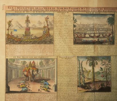 null SIAM - "View and Description of the city of Siam, of the PAGODES, of the Talapoins...