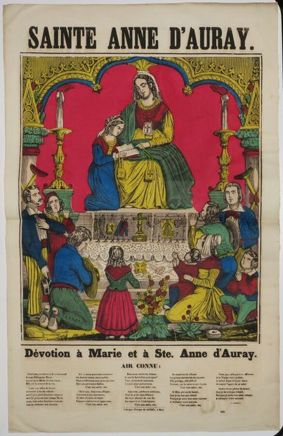 null MORBIHAN (56) - BRETAGNE - "SAINT ANNE D'AURAY, Dévotion à Marie et à Ste Anne...