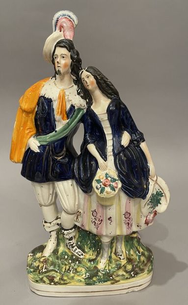 STAFFORDSHIRE Angleterre. Couple d'amoureux...