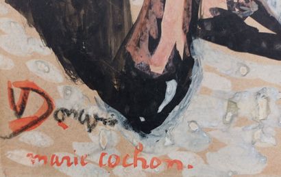 null VAN DONGEN Kees (1877 1968) - "Marie Cochon (de la série des Saltimbanques)"....