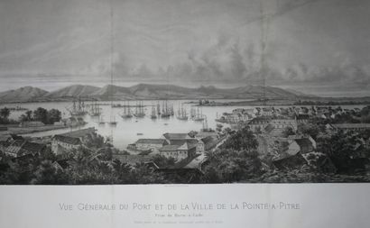  GUADELOUPE - "Vue générale du Port et de la Ville de la POINTE A PITRE, Prise du...