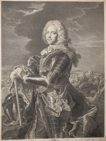  PORTRAIT - WILL Johann Georges (1715-1808) - "PORTRAIT de Charles Louis Auguste...