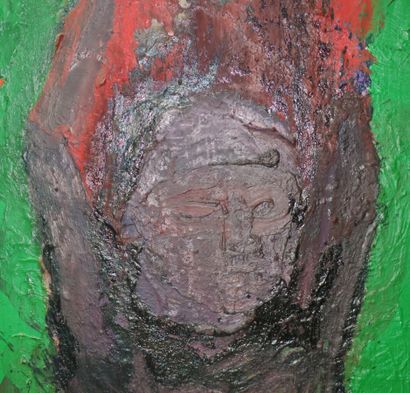 null RACANA-WEILER Olympe (born 1990) - [Composition]. 2016. Large oil on canvas....