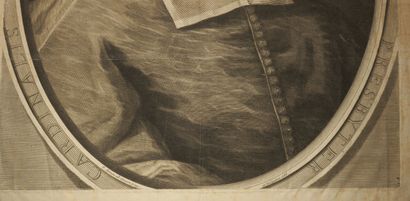  PORTRAIT - SIMON Pierre (1640-1710) - RARE PORTRAIT du Cardinal Ranus "Cardinal...