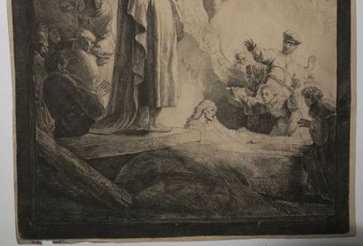 null REMBRANDT Harmenszoon van Rijn (1606 1669) - "The Raising of Lazarus", large...