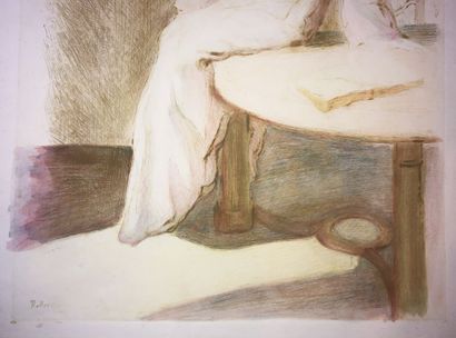 null MÜLLER Alfredo (1869 - 1939) - "Summer (Seated Woman)". 1899. Original etching...