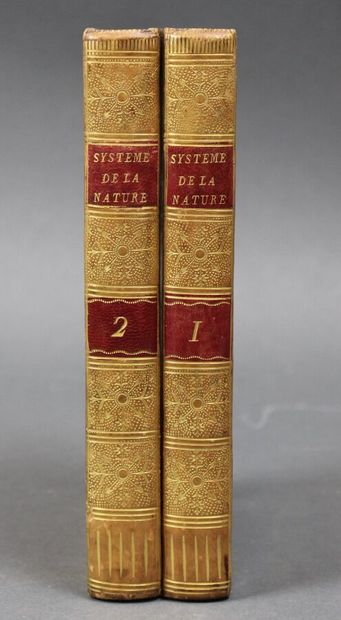 null MIRABAUD [i. e. D'HOLBACH (Paul Thiry)] : Système de la Nature ou Des Loix du...