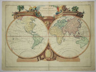 null MAPPEMONDE or DESCRIPTION of the GLOBE TERRESTRIAL subject to the Astronomical...