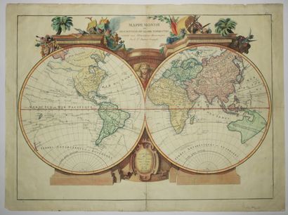 null MAPPEMONDE ou DESCRIPTION du GLOBE TERRESTRE assujettie aux Observations Astronomiques...