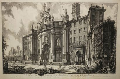 null PIRANESI Giovanni Battista (1720 - 1778) - "Veduta della facciata della Basilica...
