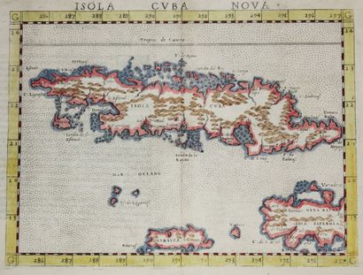 CUBA - RARE MAP of the XVIIth - 