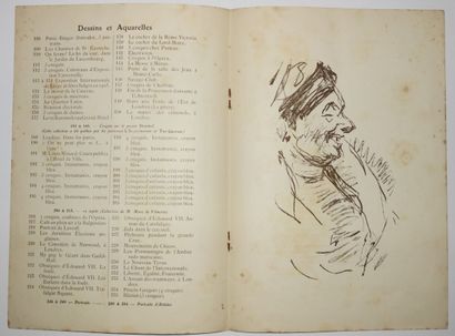 null RENOUARD Paul (d'après) (1845 - 1924) - Catalogue d'Exposition de Paul Renouard...