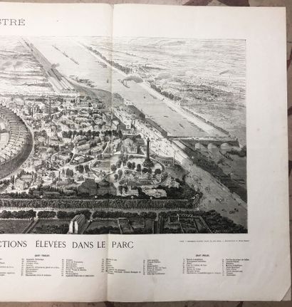 null PARIS - "General view of the EXPOSITION UNIVERSELLE (DE PARIS) and the buildings...