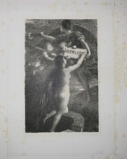 null FANTIN LATOUR Henri (1836 - 1904) - Réunion de 3 lithographies: 1-"Vérité"....