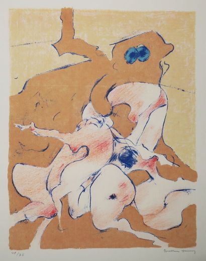 null TANNING Dorothea (1910 - 2012) - [Sans titre]. 1974. Lithographie originale,...