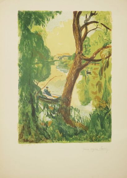 null CLAIRIN Pierre Eugène (1897 - 1980) - Réunion de 4 lithographies originales...