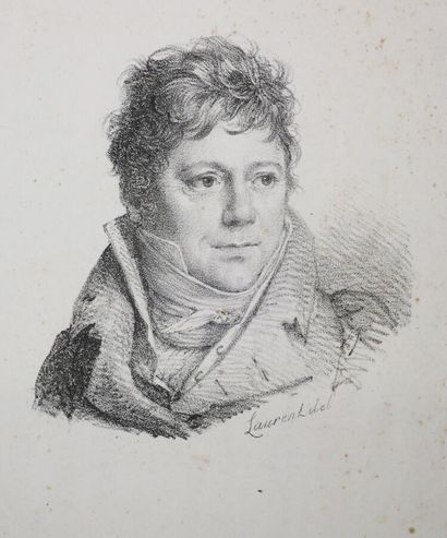 null INCUNABLE LITHOGRAPHIQUE - PORTRAIT de Simon CHENARD (1758-1832), chanteur....