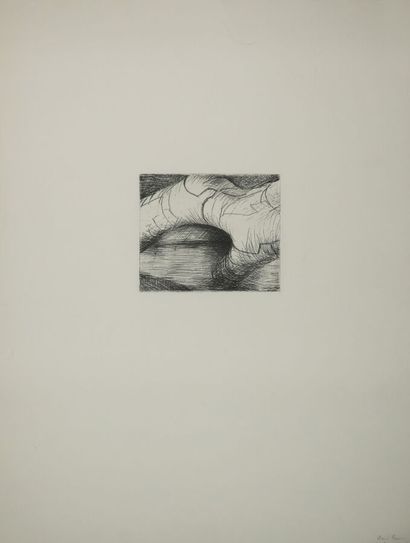 null MOORE Henry (1898 - 1986) - [Untitled]. Original etching. Signed with the artist's...