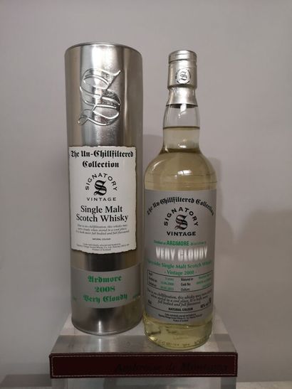 null 1 bouteille SCOTCH WHISKY SIGNATORY SPEYSIDE Single Malt 6 ans d'âge "The Un-Chillfiltered...