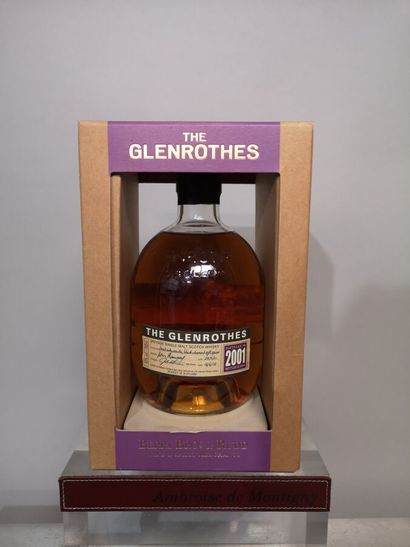 null 1 bouteille SCOTCH WHISKY THE GLENROTHES SPEYSIDE Single Malt (43°) 2001 Etui...