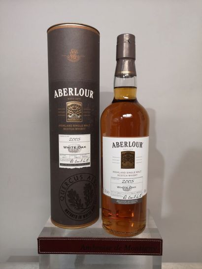 null 1 bouteille SCOTCH WHISKY ABERLOUR HIGHLAND Single Malt "White Oak" 2005 Etui...