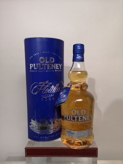 null 1 bouteille SCOTCH WHISKY OLD PULTENEY Single Malt (46°) 2004 Etui d'origine....