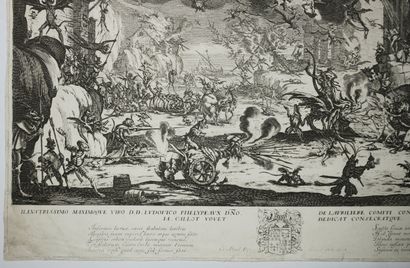null CALLOT Jacques (1592 - 1635) - "La Tentation de Saint Antoine". 1635. Eau-forte...