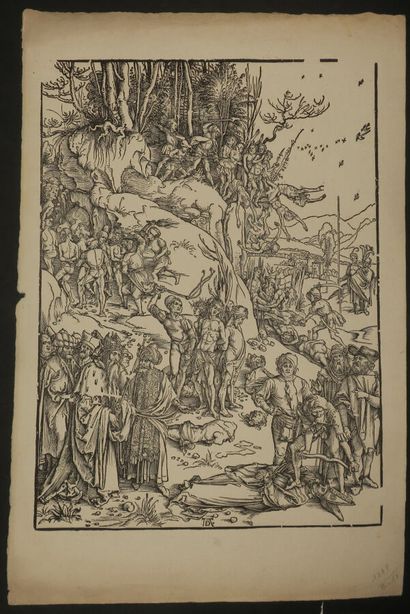 null DÜRER Albrecht (1471- 1528) - "Le martyre des dix mille Chrétiens" (The Martyrdom...