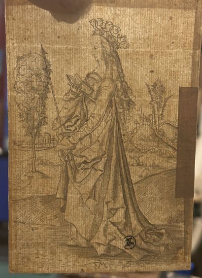 null MASTER MZ, Matthäus ZASINGER, known as (c.1477 - 1525) - "Saint Ursula". c.1500-1503....