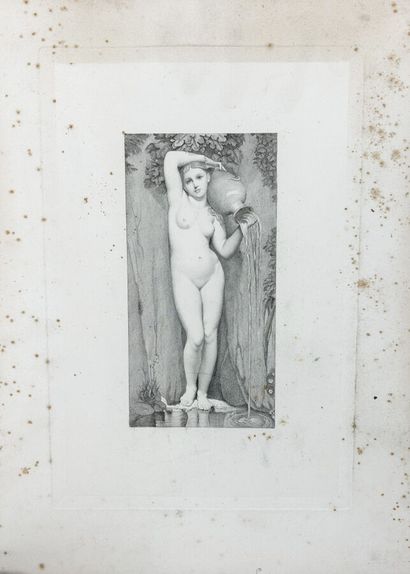 null LOT OF APPROXIMATELY 18 ESTAMPS of the 19th century after Jules DUPRE, after...