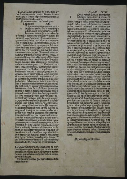 null DÜRER Albrecht (1471 - 1528) - "Les sept Anges aux trompettes: Ouverture du...
