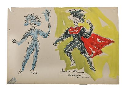 Pavel Tchelitchew. Sketches of costumes for...