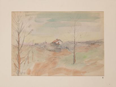 Yuri (George) Cherkessov (1900-1943). Landscape....