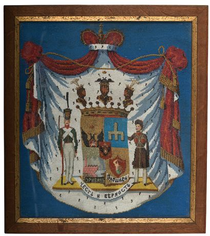 Large coat of arms of Ivan Feodorovich Paskevich,...