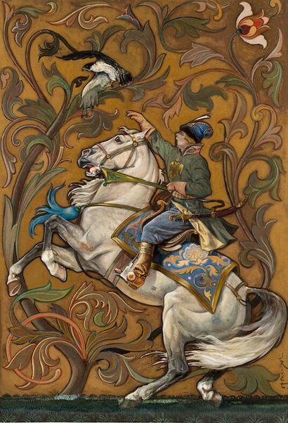 null Jean Rivet (Etienne or Stephane Efremoff). Yvan Tsarevitch riding a white horse...