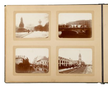 Album of photographs of views and street...