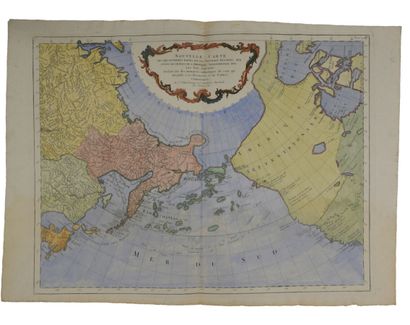 New map of the Russian discoveries off North...
