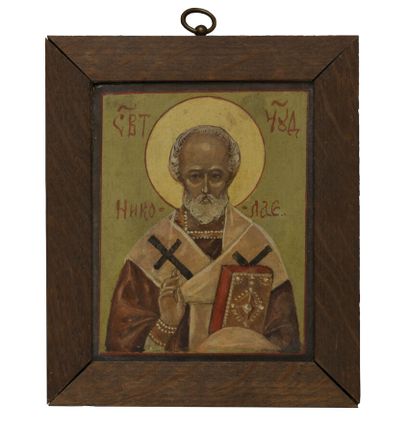 Dmitri Stelletsky. Icon of Saint Nicholas....