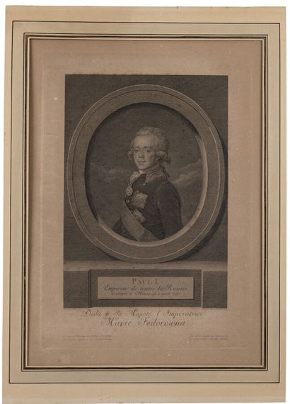 null Johann Sebastian Klauber, after the original by Jean-Louis Voile. Portrait of...