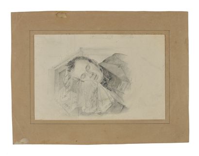 null Vasily Andreïevitch Tropinine (1776-1857). Jeune homme faisant une sieste dans...