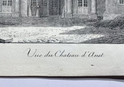 null (CENTRE - VAL DE LOIR - 28 - ANET) - DELPECH, F. - [ Vue du Chateau d'Anet ],...