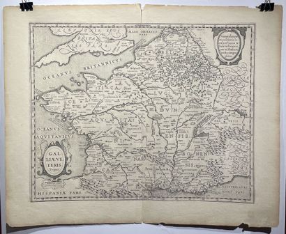 null (FRANCE) - JANSSON, Jan - [ Galliae Veteris typus ], Amsterdam, ca. 1613. Carte...