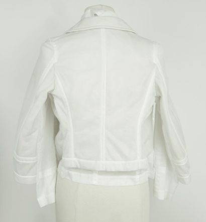 null Comme des Garçons
Double jacket in white wadded cotton, T.M indicated (a small...