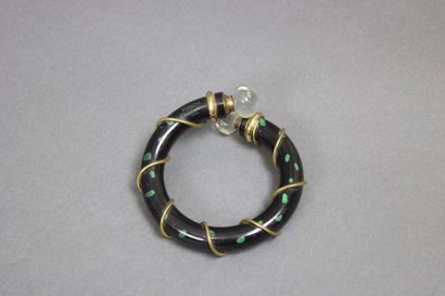 null Christian Dior Paris Poison
Black and green glass and gold metal bracelet