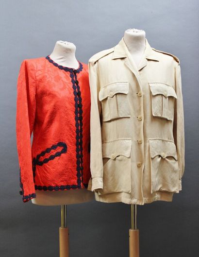 Lot de deux vestes, années 90
Yves SAINT...