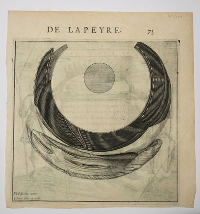 null OPTICS - ANAMORPHOSIS of the 17th century - Engraved by Jean PICART, after Jean-François...