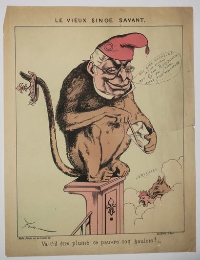 CARICATURE d'Adolphe THIERS - 