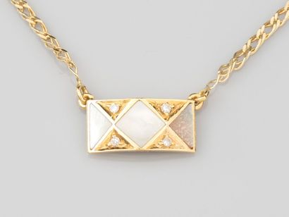 Necklace in 585°/°°(14K) yellow gold, with...