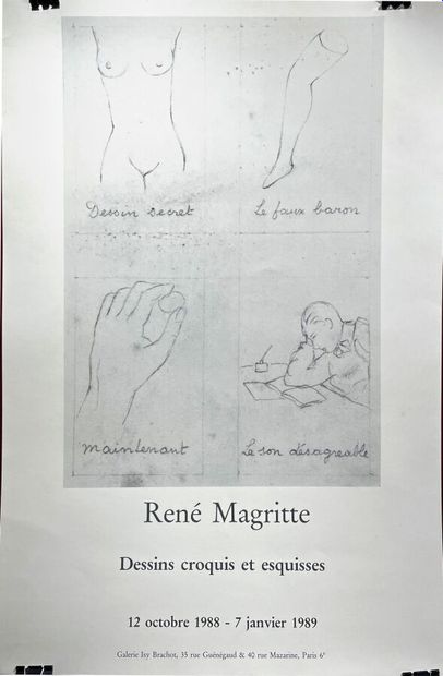 MAGRITTE, René (d'après) - [ René Magritte...