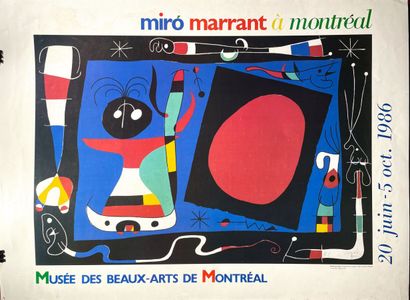 MIRO, Joan (d'après) - [ Miro marrant à Montréal...